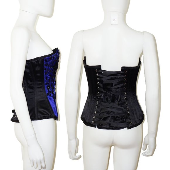 Handmade Beaded Embellished Lace Up Corset - Picture 4 of 5